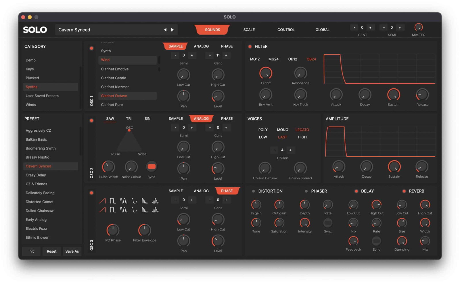 Solo voice store vst